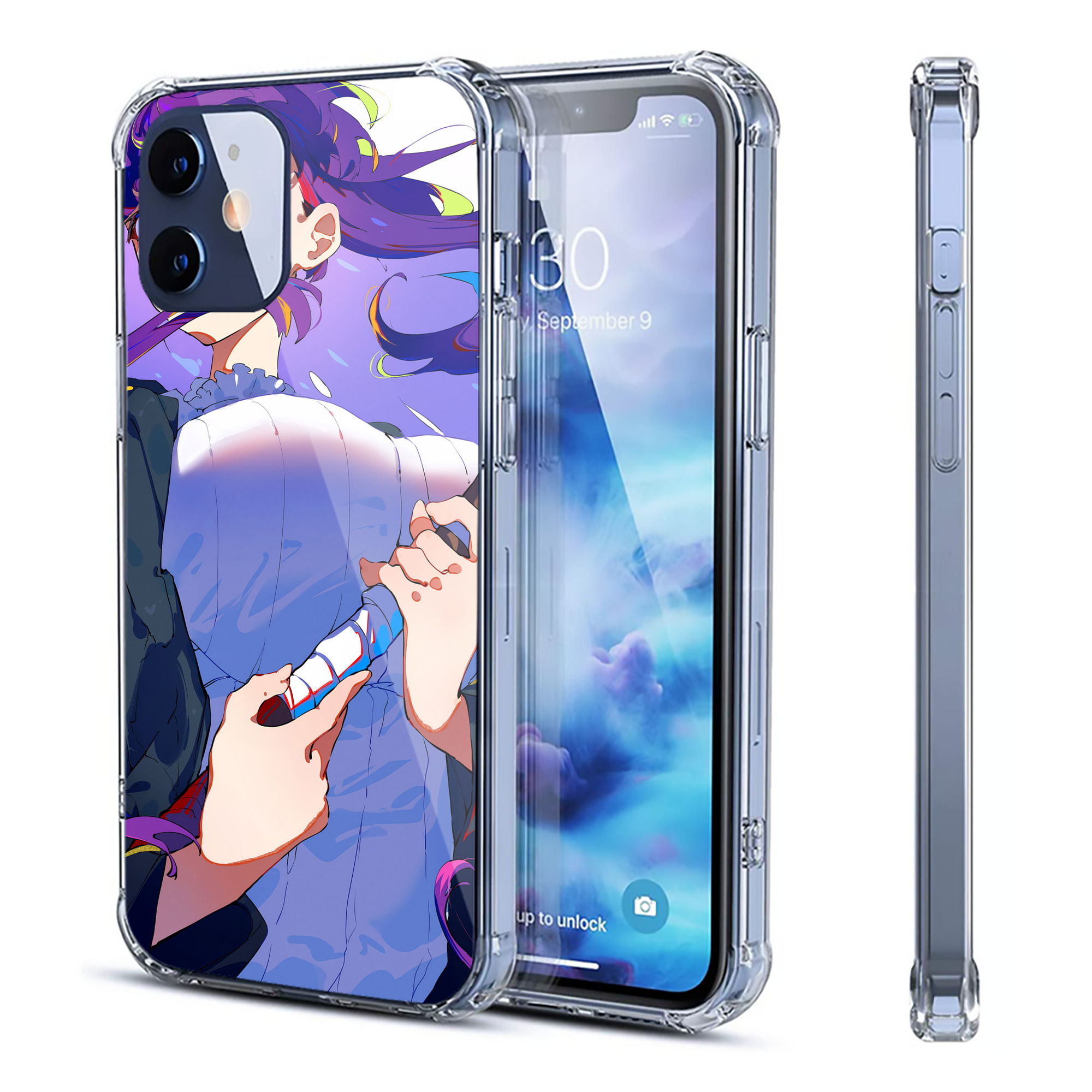 （画像用） 葬送のフリーレン Frieren 【iPhone 12シリーズ対応】透明スマホケース（クリアソフトケース）